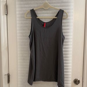 NWT SPANX “The Perfect Length Top” Charcoal Sleeveless Layering staple Large